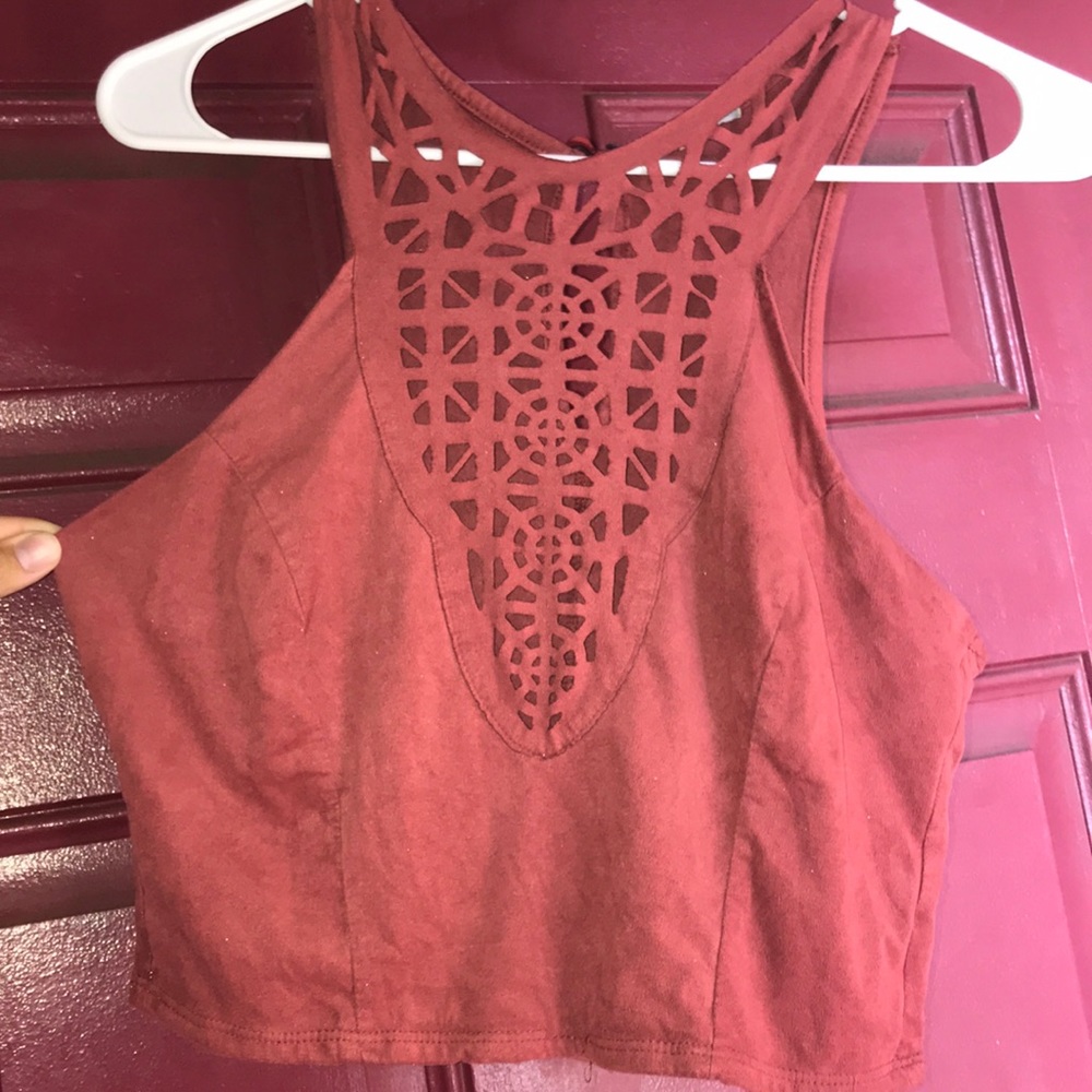 Charlotte Russe Coral crop top!